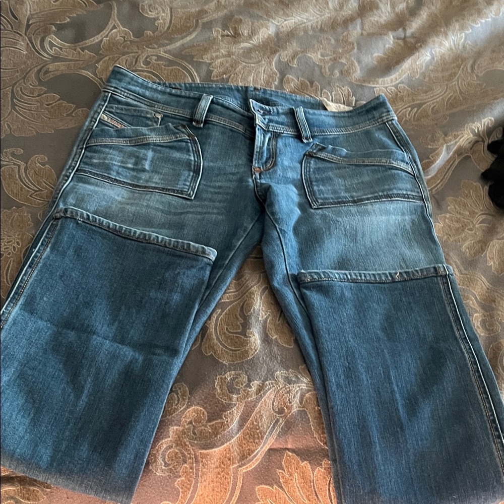 Diesel Women's Classic Blue Boot Cut Jeans